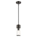 Livex Lighting - 17140-46 - One Light Mini Pendant - Quincy - Black Chrome