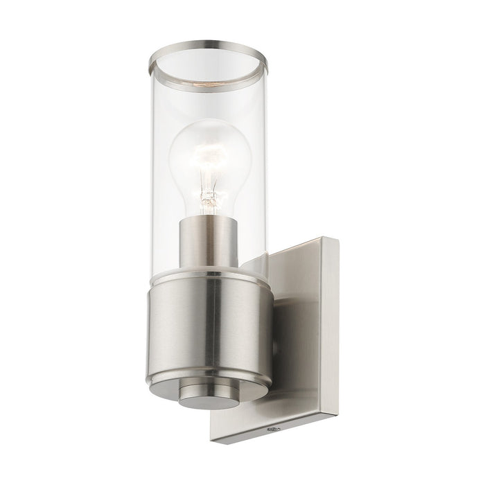 Livex Lighting - 17141-91 - One Light Wall Sconce - Quincy - Brushed Nickel