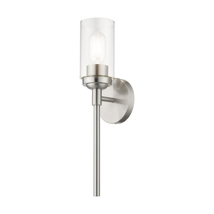 Livex Lighting - 18081-91 - One Light Wall Sconce - Whittier - Brushed Nickel