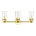 Livex Lighting - 18083-02 - Three Light Vanity Sconce - Whittier - Polished Brass