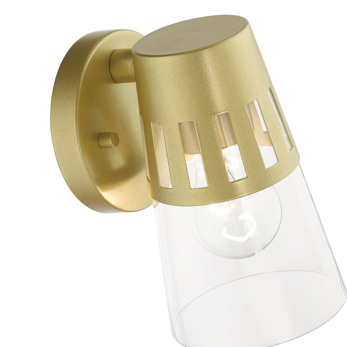 Livex Lighting - 27971-33 - One Light Outdoor Wall Lantern - Covington - Soft Gold