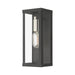 Livex Lighting - 28032-04 - One Light Outdoor Wall Lantern - Gaffney - Black with Brushed Nickel