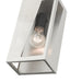 Livex Lighting - 28932-91 - One Light Outdoor Wall Lantern - Forsyth - Brushed Nickel with Black and Brushed Nickel Stainless Steel