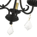 Livex Lighting - 40873-04 - Three Light Mini Chandelier - Daphne - Black with Antique Brass