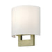 Livex Lighting - 42400-01 - One Light Wall Sconce - ADA Wall Sconces - Antique Brass