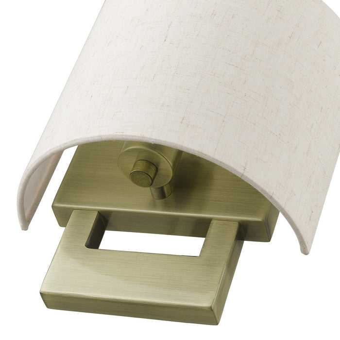 Livex Lighting - 42420-01 - One Light Wall Sconce - ADA Wall Sconces - Antique Brass