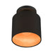 Livex Lighting - 45084-04 - One Light Semi-Flush Mount - Sentosa - Black