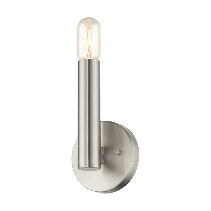 Livex Lighting - 51131-91 - One Light Wall Sconce - Copenhagen - Brushed Nickel