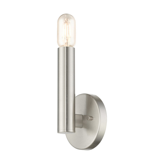 Livex Lighting - 51131-91 - One Light Wall Sconce - Copenhagen - Brushed Nickel