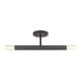 Livex Lighting - 51139-07 - Two Light Semi-Flush Mount - Copenhagen - Bronze