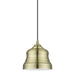 Livex Lighting - 55901-01 - One Light Pendant - Endicott - Antique Brass