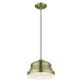 Livex Lighting - 55902-01 - One Light Pendant - Endicott - Antique Brass