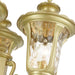 Livex Lighting - 7866-33 - Three Light Post Mount - Oxford - Soft Gold