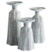 Cyan - 11562 - Candle Holder - Tapered Grey