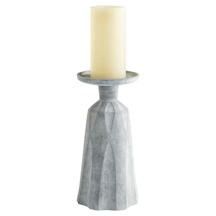 Cyan - 11563 - Candle Holder - Tapered Grey