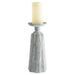 Cyan - 11564 - Candle Holder - Tapered Grey