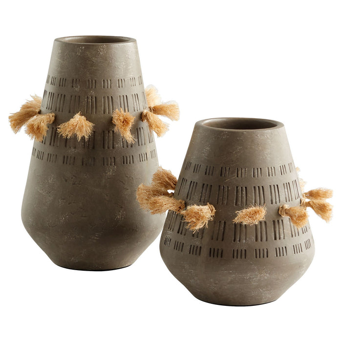 Cyan - 11589 - Vase - Textured Grey