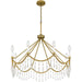 Quoizel - AID5030AB - Eight Light Chandelier - Airedale - Aged Brass