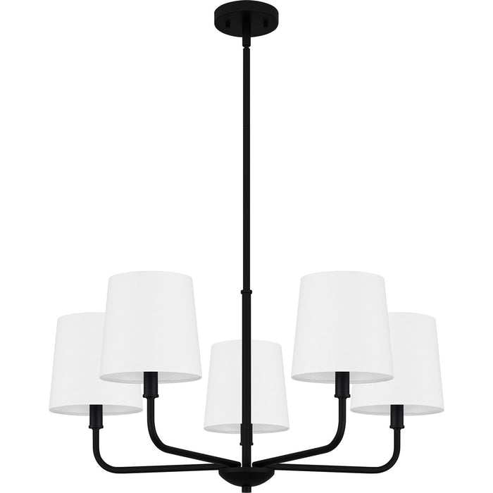 Quoizel - GGR5028MBK - Five Light Chandelier - Gallagher - Matte Black