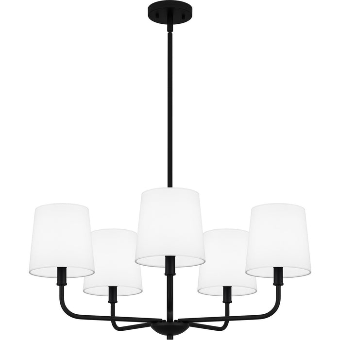 Quoizel - GGR5028MBK - Five Light Chandelier - Gallagher - Matte Black