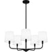 Quoizel - GGR5028MBK - Five Light Chandelier - Gallagher - Matte Black