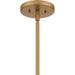 Quoizel - GLI2820BWS - Four Light Pendant - Glinda - Brushed Weathered Brass