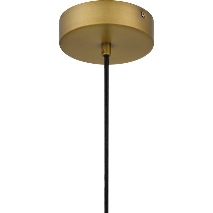 Quoizel - PCAER1511AB - One Light Pendant - Aero - Aged Brass