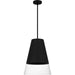 Quoizel - PRG1514BBK - One Light Pendant - Peregrine - Brushed Black
