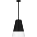 Quoizel - PRG1514BBK - One Light Pendant - Peregrine - Brushed Black
