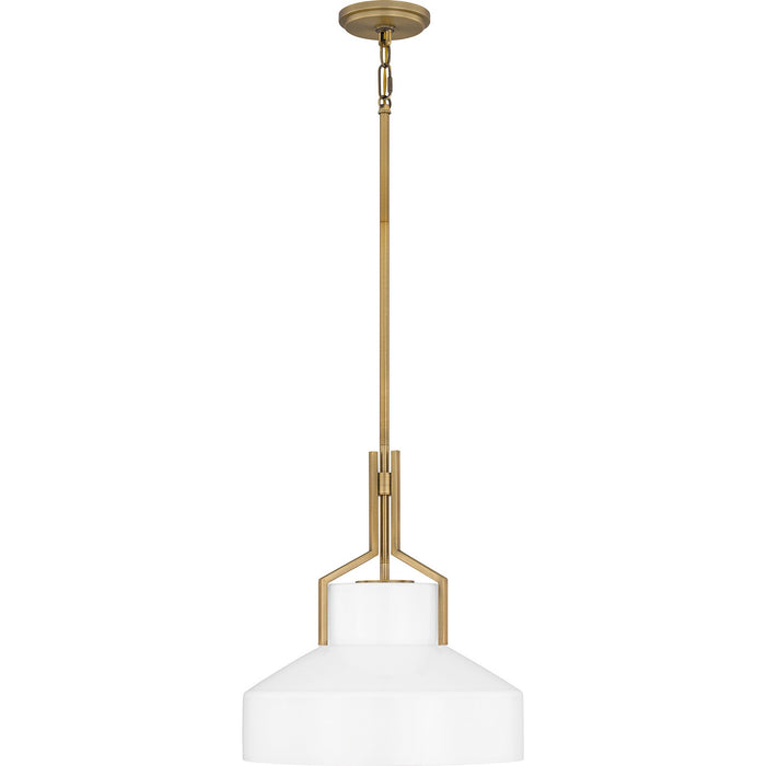 Quoizel - QP6194AB - Two Light Pendant - Brecken - Aged Brass