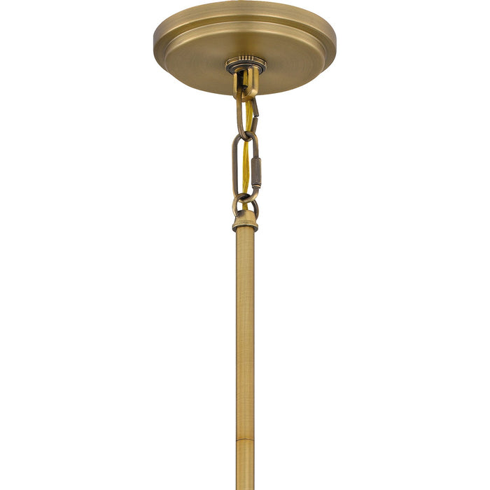 Quoizel - QP6194AB - Two Light Pendant - Brecken - Aged Brass