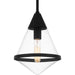 Quoizel - QPP6160MBK - One Light Mini Pendant - Hidalgo - Matte Black