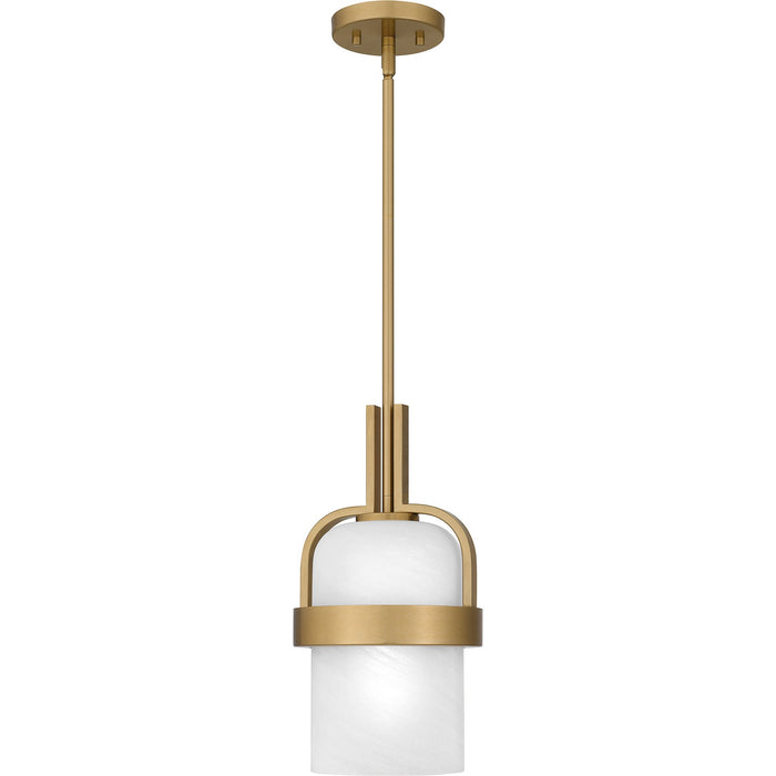 Quoizel - QPP6174AB - One Light Mini Pendant - Duval - Aged Brass