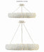 Crystorama - 538-MT_CEILING - Eight Light Ceiling Mount - Broche - Matte White