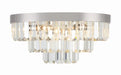 Crystorama - HAY-1403-PN - Eight Light Ceiling Mount - Hayes - Polished Nickel