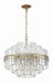 Crystorama - HAY-1405-AG - 12 Light Chandelier - Hayes - Aged Brass