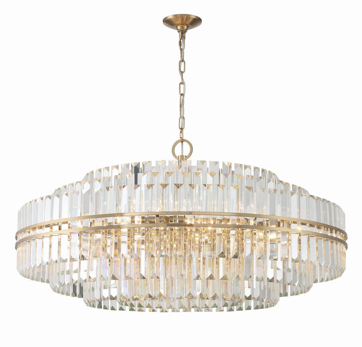 Crystorama - HAY-1409-AG - 32 Light Chandelier - Hayes - Aged Brass
