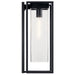 Kichler - 59063BSL - One Light Outdoor Wall Mount - Mercer - Black with Silver Highlights