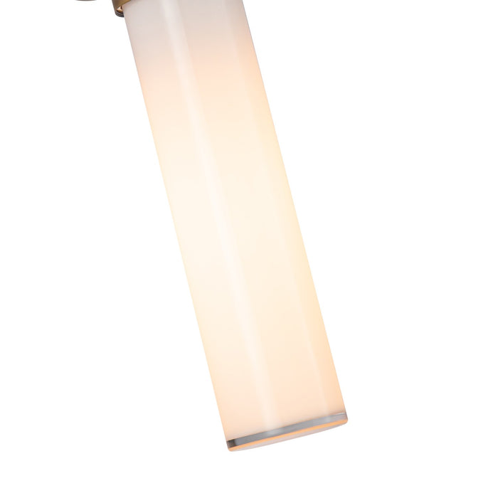 Alora - WV355116VBGO - One Light Wall Sconce - Wynwood - Vintage Brass/Glossy Opal Glass