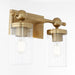 Quorum - 560-2-80 - Two Light Vanity - Lee Boulevard - Aged Brass