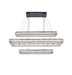 Elegant Lighting - 3504G50L3BK - LED Pendant - Monroe - Black