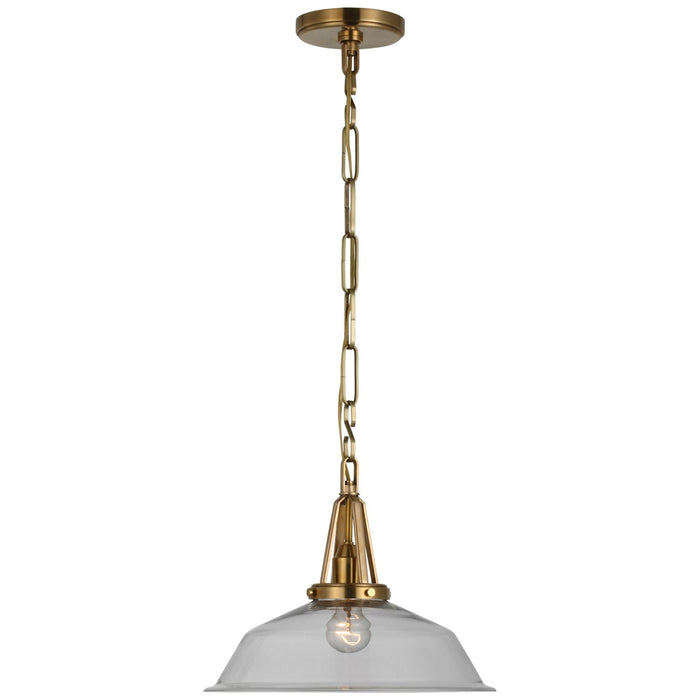 Visual Comfort - CHC 5461AB-CG - LED Pendant - Layton - Antique-Burnished Brass