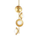 Hudson Valley - 5354-AGB - LED Pendant - Glimmer - Aged Brass