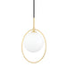Mitzi - H493701-AGB - LED Pendant - Babette - Aged Brass
