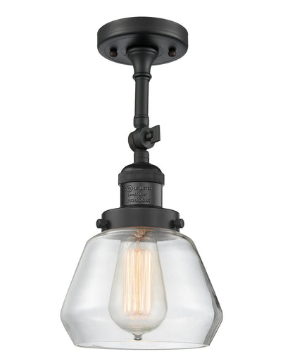 Franklin Restoration LED Semi-Flush Mount Matte Black