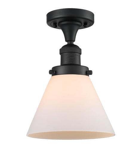 Franklin Restoration LED Semi-Flush Mount Matte Black