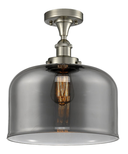 Ballston Urban LED Semi-Flush Mount Brushed Satin Nickel