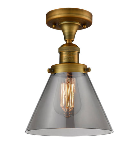 Franklin Restoration LED Semi-Flush Mount Brushed Brass