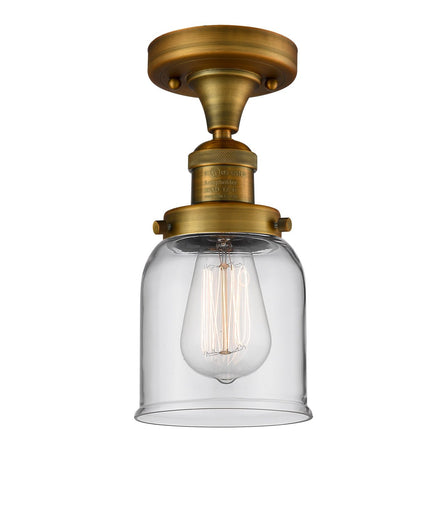 Franklin Restoration LED Semi-Flush Mount Brushed Brass