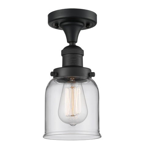 Franklin Restoration LED Semi-Flush Mount Matte Black